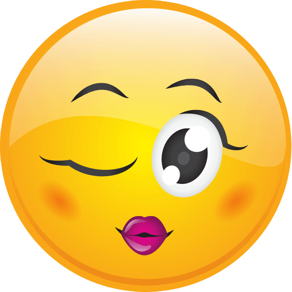 Смайлик черно белый