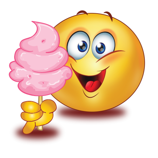 Смайлик вкусно облизывается