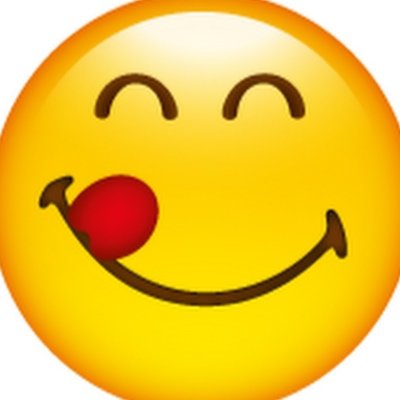 Смайлик облизывается