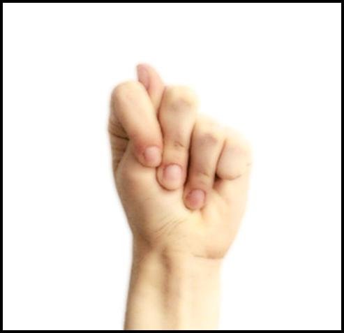 Человек с фигой