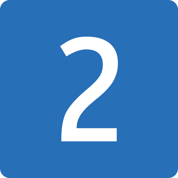 Смайлик цифра 1