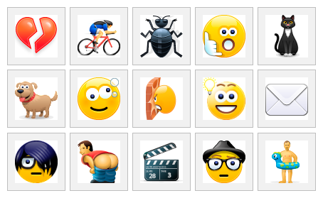 Смайлик с закрытым ртом