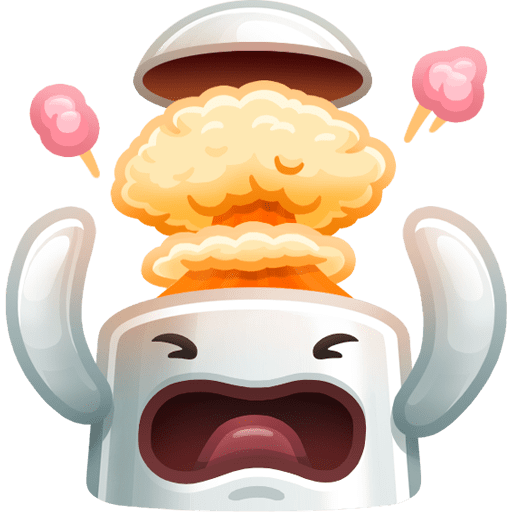 Стикер взрыв мозга