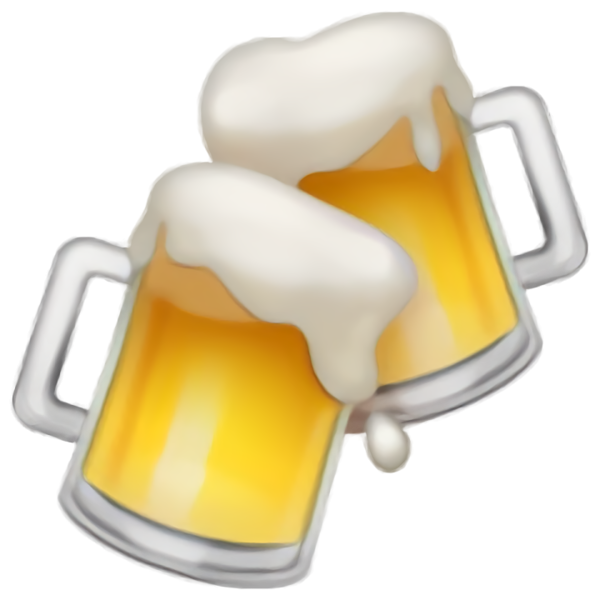 Смайл кружки пива