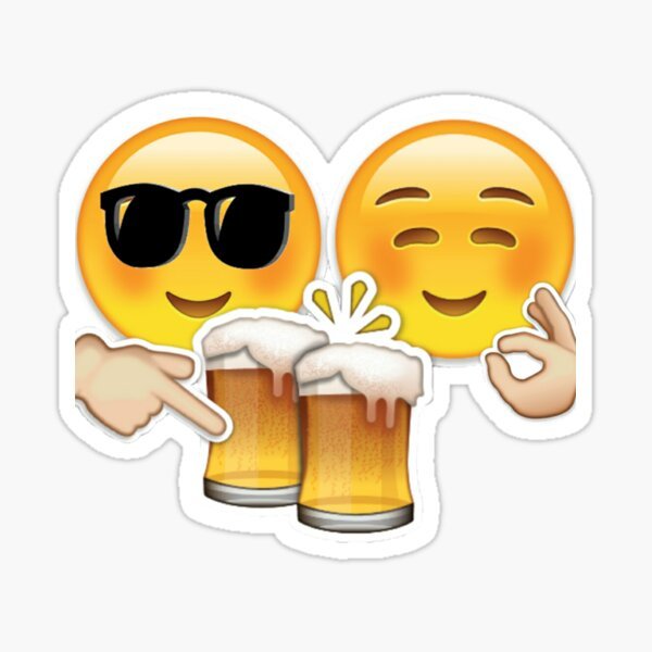 Эмодзи пиво на прозрачном фоне