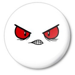 Плачущий красный смайлик