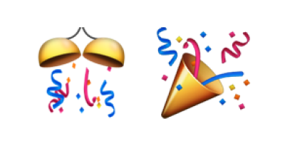 Эмодзи хлопушка