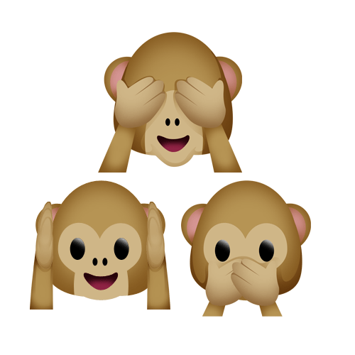 Эмодзи обезьянка