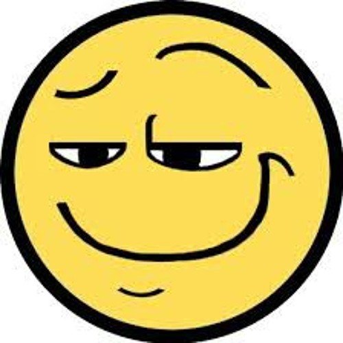 Смайлик с узкими глазами