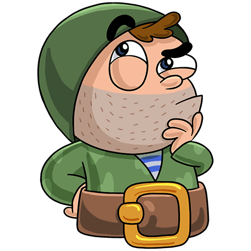 Набор стикеров солдат