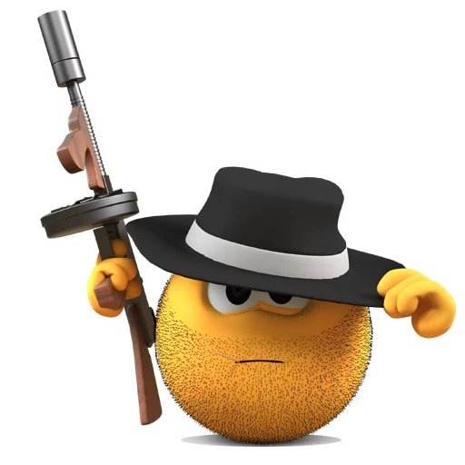 Эмодзи гангстер