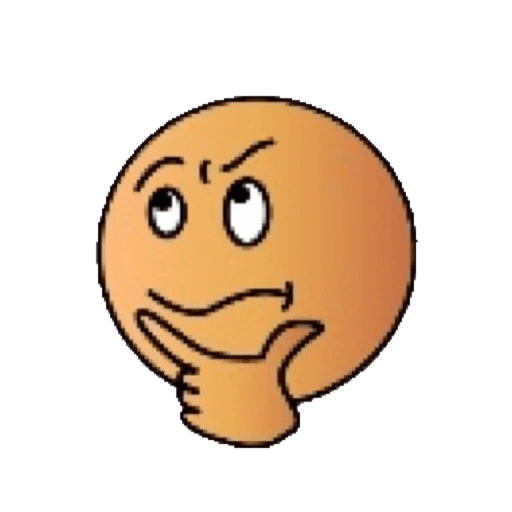 Смайлик чешет затылок