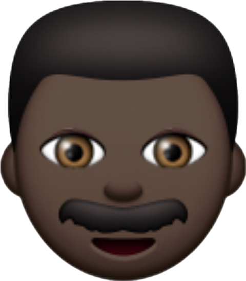 Прикольные смайлы черный