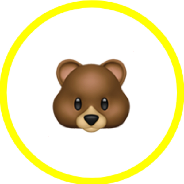 Медведь смайлик айфон