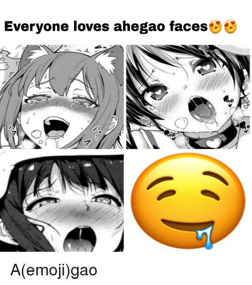 Ахегао лицо Мем