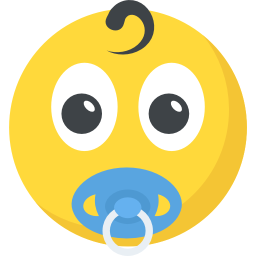 Смайлик с пустышкой