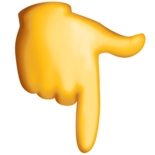 Смайлик палец вниз