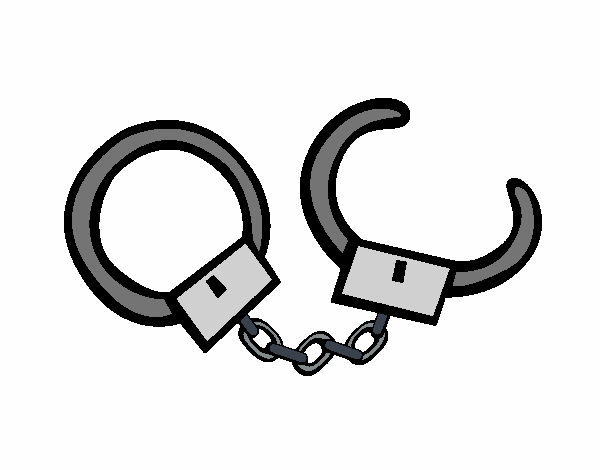 Наручники нарисованный для детей