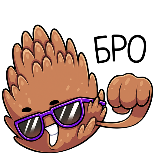 Стикеры ВК шишка