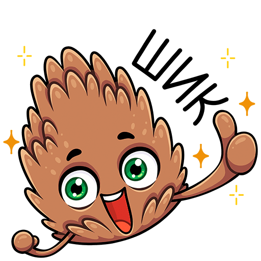 Стикеры шишка братишка