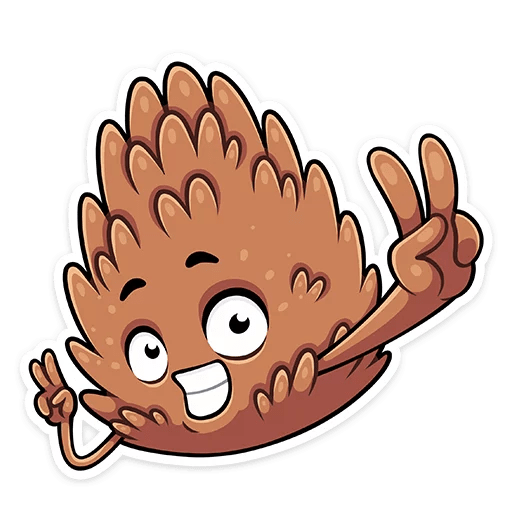 Стикеры шишка братишка