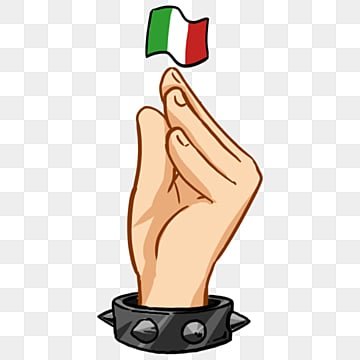 Смайл итальянский жест