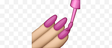 Эмодзи с ногтями и губами