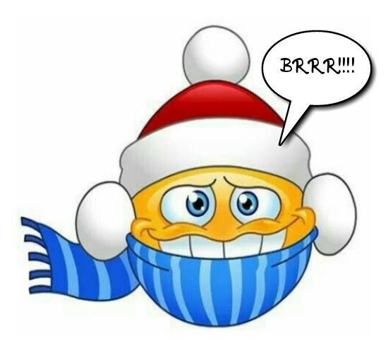 Смайлик холодно