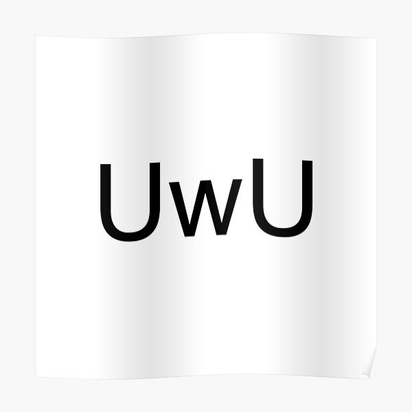 Uwu надпись