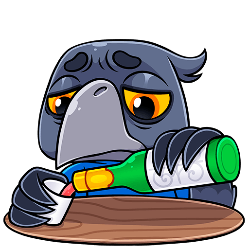 Ворон смайлик