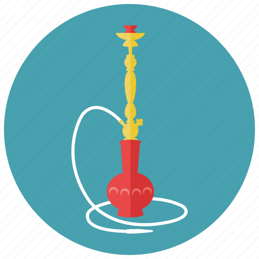 Кальян с фруктами вектор