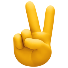 Смайлик два пальца вверх