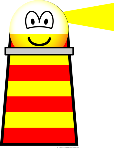 Смайлик Маяк эмодзи