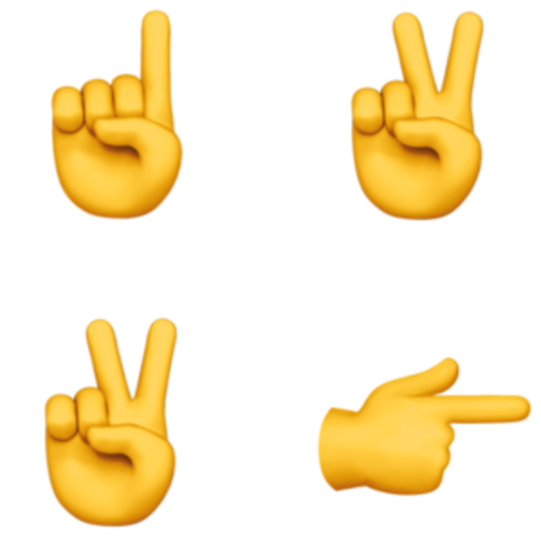 Смайлик с пальцем