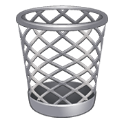 Эмодзи мусорная корзина