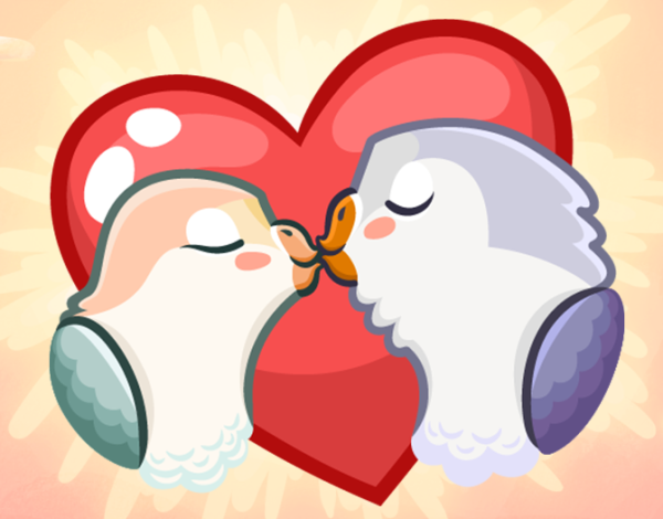 Стикеры ВК неразлучники