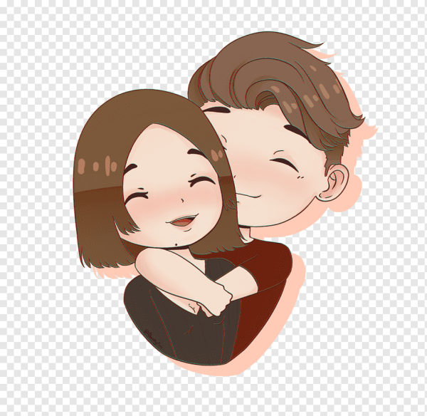 Стикер обнимаю