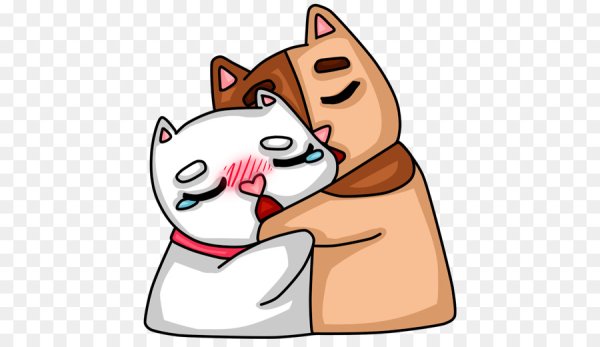 Стикеры с обнимашками