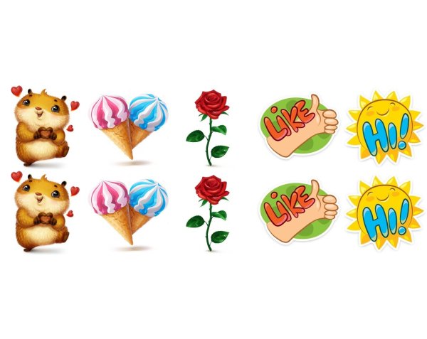 Открытки Стикеры