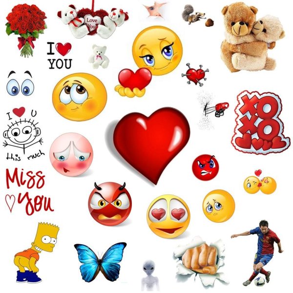 Смайлы символами