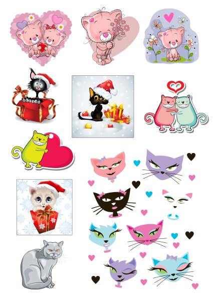 Красивые наклейки