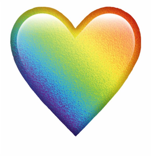 Радужное сердце