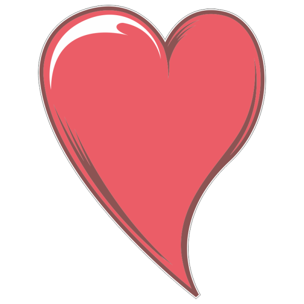 Наклейки "сердечки"