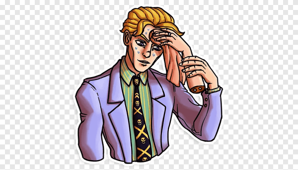 Стикер дио Джо Джо