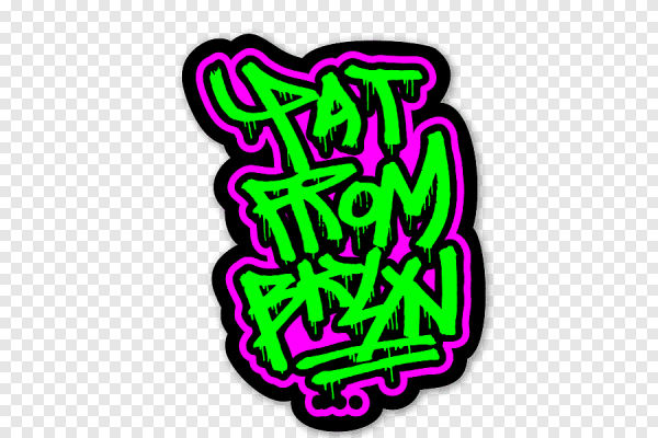 Наклейки граффити