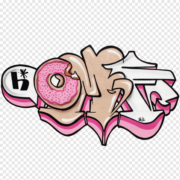 Граффити на прозрачном фоне