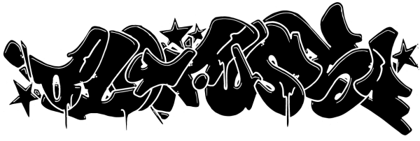 Лого в стиле граффити