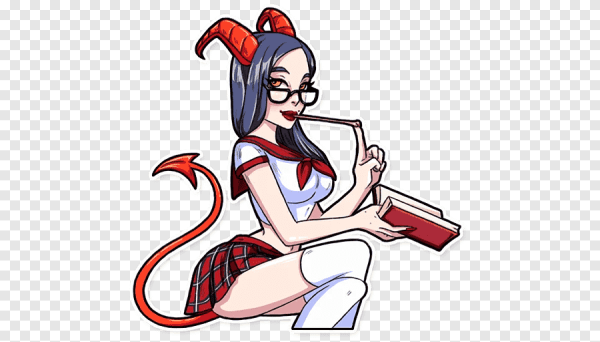 Стикеры Мисс дьявол