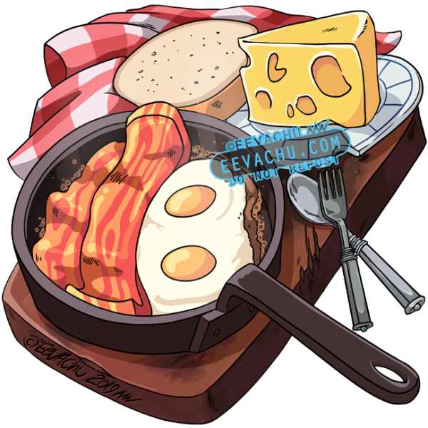 Кот с сосисками стикер