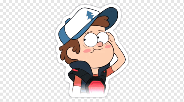 Стикеры Гравити Фолз Диппер